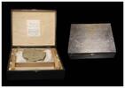 Ancient art Rare large ceramic fragment of a brick w Cuneiform, Babylonian -