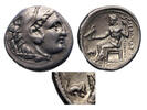 Ancient coins KINGS of MACEDON. Antigonos I Monophthalmos. 320-306/5 BC, AR silver Drachm w Mouse! -
