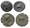 Ancient coins Lot of greek bronze and Roman provincial bronze (2), both VF+ -