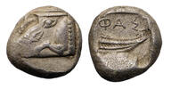 Ancient coins Greek coins: Exceptional LYCIA, Phaselis. Circa 500-440 BC. AR silver Third Stater - EF! -