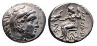 Ancient coins Greek coins: KINGS of MACEDON. Alexander III âthe Greatâ. 336-323 BC. AR silver Drachm -