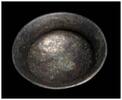Ancient art Achaemenid bronze offer wine bowl w engraved peacocks, 660-400 BC -