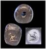   Ancient art Mesopotamian brown stone stamp seal with bird, 2nd.-1st. mill BC 