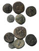 Ancient coins Lot of 5 Greek Royal issues of the Macedonian and Seleukid kings, c. 3rd. century BC -