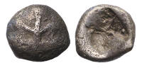 Ancient coins Greek Coins: CARIA. Kameiros. (Circa 500-460 BC). AR Trihemiobol -