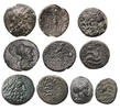 Ancient coins Greek coins: group of 5 nice greek bronzes, Pergamon, Apameia, Perge, Samos -