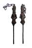 Medieval & later artifacts Antique small and rare Yoruba Edan Ogboni bronze staff, 18th. cent.! -