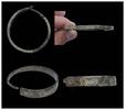 Ancient art Pair of beautiful bronze bracelets, European bronzeage, 1st. mill. BC -