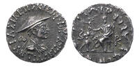 Ancient coins BAKTRIA, Indo-Greek Kingdom. Antialkidas Nikephoros. Circa 130-120 BC. AR Drachm EF! -