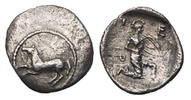 Ancient coins  Greek coins: Perrhaebi, Thessaly AR silver obol 480-400 BC  70,00 EUR  zzgl. 22,00 EUR Versand