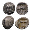 Ancient coins  Greek coins: Pair of nice AR silver obols from Troas Tene... 85,00 EUR  zzgl. 22,00 EUR Versand