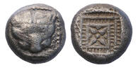 Ancient coins  IONIA, Miletos. Late 6th-early 5th century BC. AR 1/8 sil... 255,00 EUR  zzgl. 22,00 EUR Versand