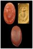 Ancient art Fine large inscribed Sasanian Intaglio seal w Ahura Mazda as Ram!   