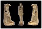 Ancient art Egyptian faience amulet in the form of the ibis-headed Thoth - intact!   