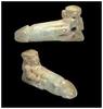 Ancient art Ithyphallic dwarf faience figure Egypt, Late Period 664 to 332 BC   