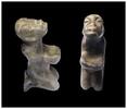 Ancient art Fine Pre-Columbian Olmec jadeite stone figure of worshipper   