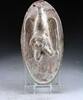 Ancient art Greek terracotta shield w Zeus as eagle carrying Ganymed 3rd cent BC -