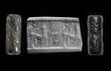 Ancient art Fine quality Assyrian stone cylinder seal, later 2nd. mill. BC -