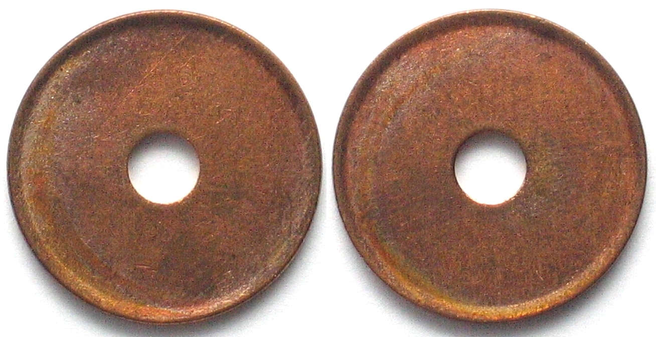 Niederländisch Indien NIEDERLÄNDISCH INDIEN Rohling für 1 Cent 1936 ...