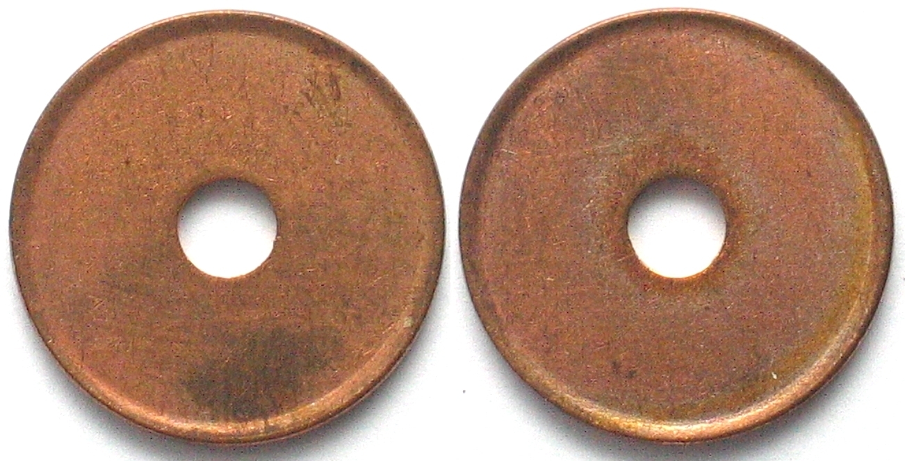 Niederländisch Indien NIEDERLÄNDISCH INDIEN Rohling für 1 Cent 1936 ...