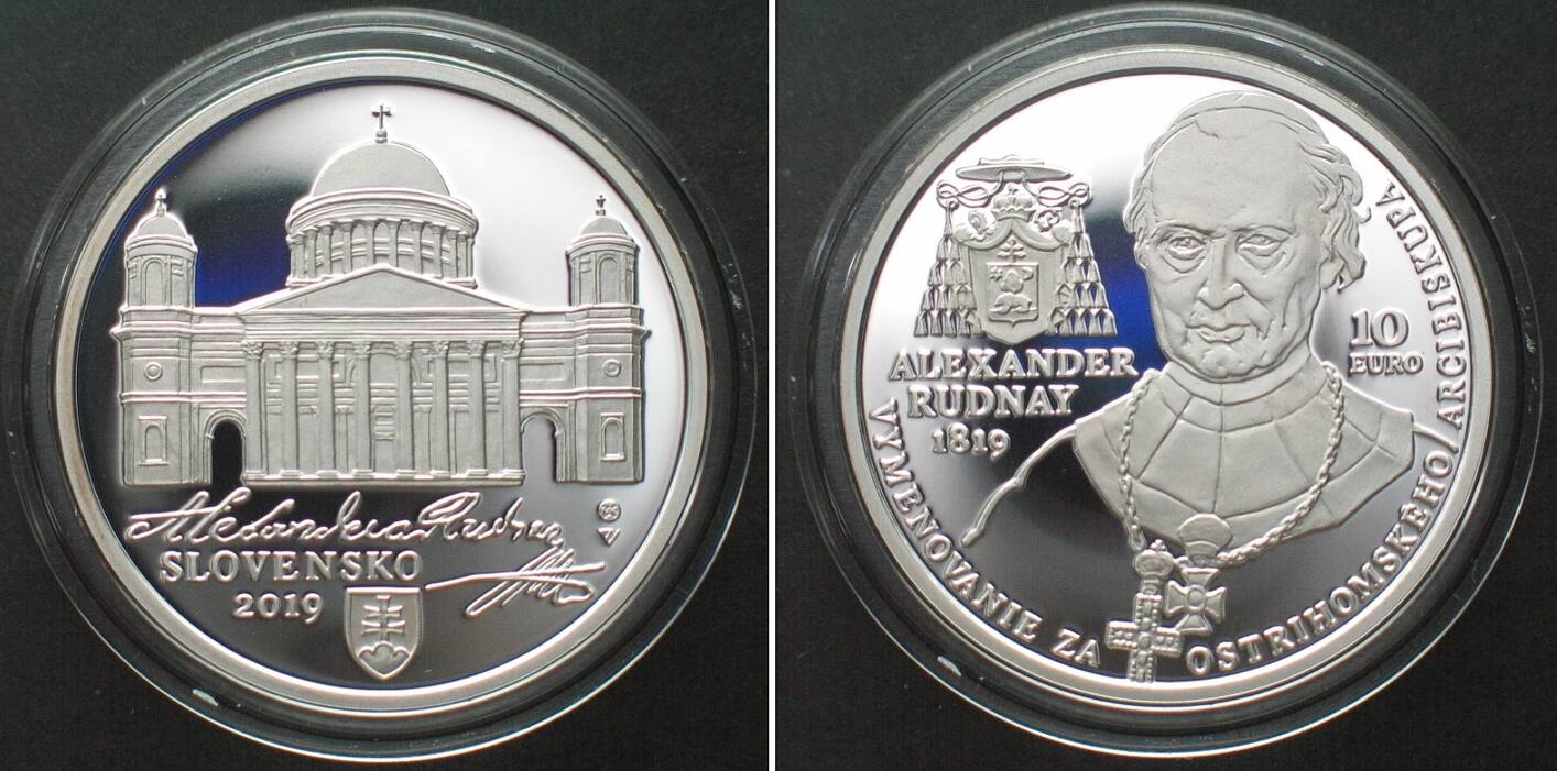 SLOWAKEI 10 Euro 2019, Alexander Rudnay, Silber PP | MA-Shops