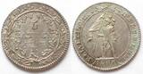 SWITZERLND 5B 1800B HELVETISCHE REPUBLIK 5 Batzen 1800 B Silber ERSTABSCHLAG!!! NGC MS 62