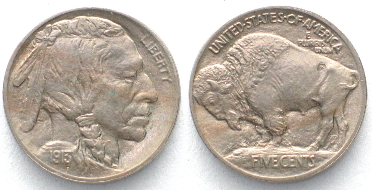 Vereinigte Staaten Von Amerika Usa 5 Cents 1913 Buffalo Nickel