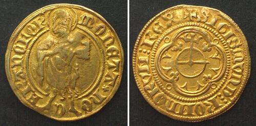 FRANKFURT Goldgulden o.J. SIGISMUND v. LUXEMBURG 1418-1429, Gold ERHALTUNG! vz+