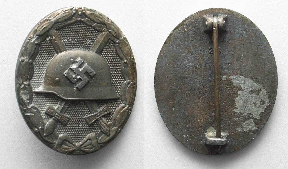 Afbeeldingsresultaat voor Verwundetenabzeichen 1939 in Silber
