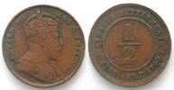 Straits Settlements STRAITS SETTLEMENTS 1/2 Cent 1908 EDWARD VII. Bronze SELTEN! -