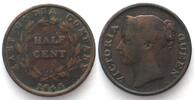 Straits Settlements STRAITS SETTLEMENTS 1/2 Cent 1845 VICTORIA Kupfer -