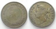 Straits Settlements STRAITS SETTLEMENTS 50 Cents 1898 VICTORIA Silber -