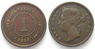 Straits Settlements STRAITS SETTLEMENTS 1 Cent 1887 VICTORIA Bronze -