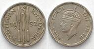 Südrhodesien SÜDRHODESIEN 3 Pence 1952 GEORGE VI. Ku-Ni ERHALTUNG! -