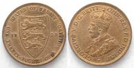 Jersey JERSEY 1/24 Shilling (1/2 Penny) 1923 GEORGE V. Bronze ERHALTUNG!!! -