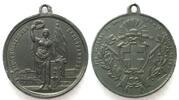 Schweiz - Schützenmedaillen BASEL 1879 EIDGENÖSSISCHES SCHÜTZENFEST Medaille Zinn MIT PUNZE 37mm RRR! -