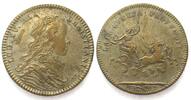 Frankreich - Jetons FRANKREICH Jeton ca.1720 LATE CVNCTA PROFVNDIT LUDWIG XV. Messing 28mm -