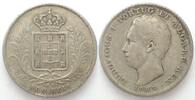 Portugal PORTUGAL 500 Reis 1867 LUIS I. Silber -