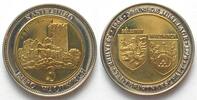 Deutschland - Bundesrepublik WALDKIRCH 3 Euro 1996 KASTELBURG Bimetall Euro-Vorläufer SELTEN!!! -