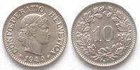 Schweiz EIDGENOSSENSCHAFT 10 Rappen 1944 Ku-Ni ERHALTUNG!!! -