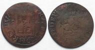 Schweiz - Wallis WALLIS Bistum SITTEN Halbbatzen 1684 ADRIAN V. von RIEDMATTEN Billon -