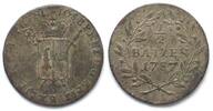 Schweiz - Basel BASEL Bistum Halbbatzen 1787 JOSEPH SIGISMUND v. ROGGENBACH Billon ERHALTUNG! -