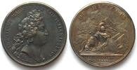 Frankreich - Medaillen 1677. DÉFAITE DES ESPAGNOLS EN CATALOGNE. AE Medaille v. Mauger 41mm -