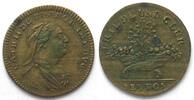 Nürnberger Rechenpfennige KATHARINA II. DIE GROSSE Jeton v. Lauer ca.1800 FRIEDE UND GLÜCK Messing 24mm -