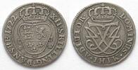 Dänemark DÄNEMARK 12 Skilling 1722 FREDERIK IV. Silber -