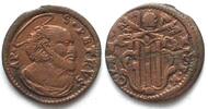 Vatikan - Gubbio GUBBIO Quattrino o.J. St. Petrus CLEMENS XIV. 1769-74 Kupfer ERHALTUNG! -