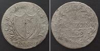 Schweiz - Aargau AARGAU 1 Batzen 1809 Billon -