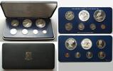  1980 Britische Jungferninseln BRITISCHE JUNGFERNINSELN KMS 1980 mit 2 x Silber SELTEN!!! PP