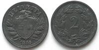 Schweiz EIDGENOSSENSCHAFT 2 Rappen 1945 Zink ERHALTUNG!!! -