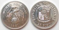 Philippinen PHILIPPINEN 25 Piso 1981 WELTERNÄHRUNGSTAG Silber -